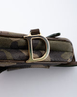 Dior Camo Mini Saddle Belt Bag