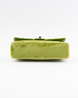 Chanel Velvet Quilted Classic Flap Bag