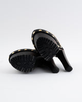 Giuseppe Zanotti Shearling Platform Clogs - EU 37