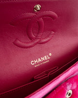 Chanel Velvet Quilted Classic Flap Bag