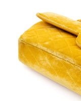 Chanel Velvet Quilted Classic Flap Bag