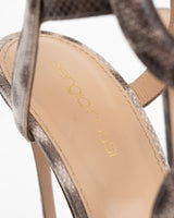 Sergio Rossi Snake Arabesque Gladiator Heels