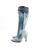 Dior Shearling CD Logo Boots