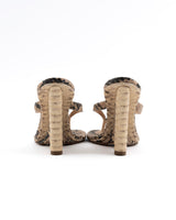 Yeezy Season 8 Python Thong Heels - EU 39