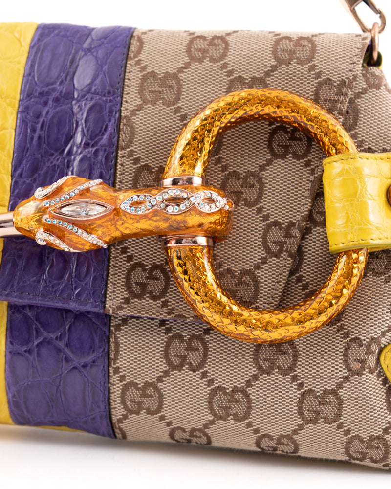 Gucci X Tom Ford XL Monogram Horsebit Bag – Jean Vintage