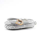 Dior Galliano Newspaper Mini Saddle Bag
