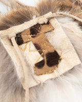 John Galliano Shearling Tassel Belt