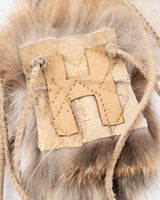 John Galliano Shearling Tassel Belt