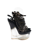 Versace Mesh Platform Wedges - EU 37
