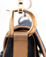 Dior Denim Saddle Bag