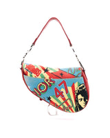 Dior Monogram Rasta Mania Saddle Bag