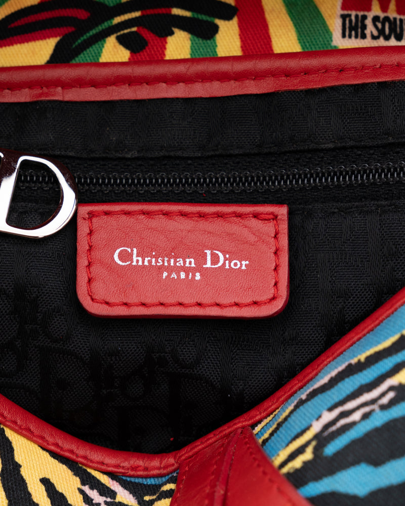 Dior Monogram Rasta Mania Saddle Bag