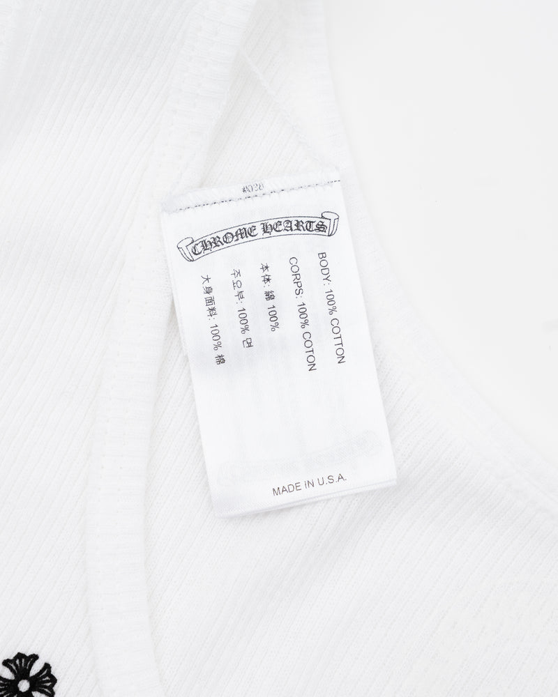 Chrome Hearts Ribbed Tank Top – Jean Vintage