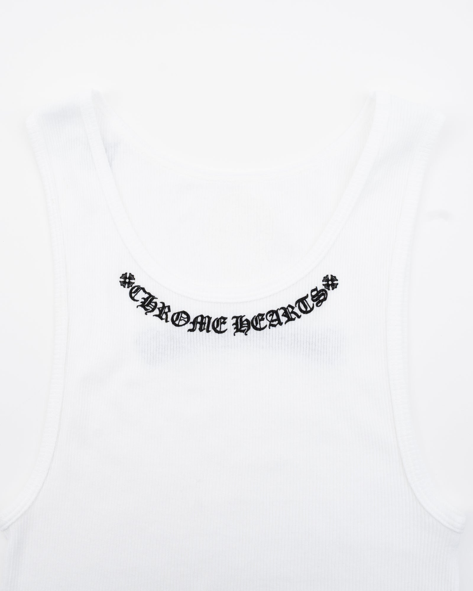 Chrome Hearts Ribbed Tank Top – Jean Vintage