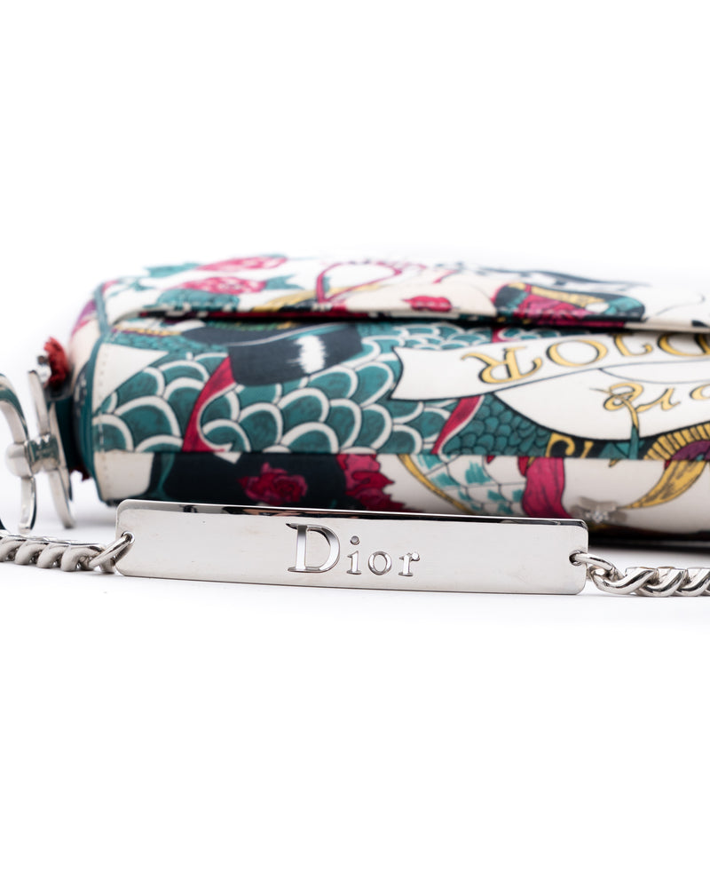 Dior Tattoo "Dior Loves John" Saddle Bag