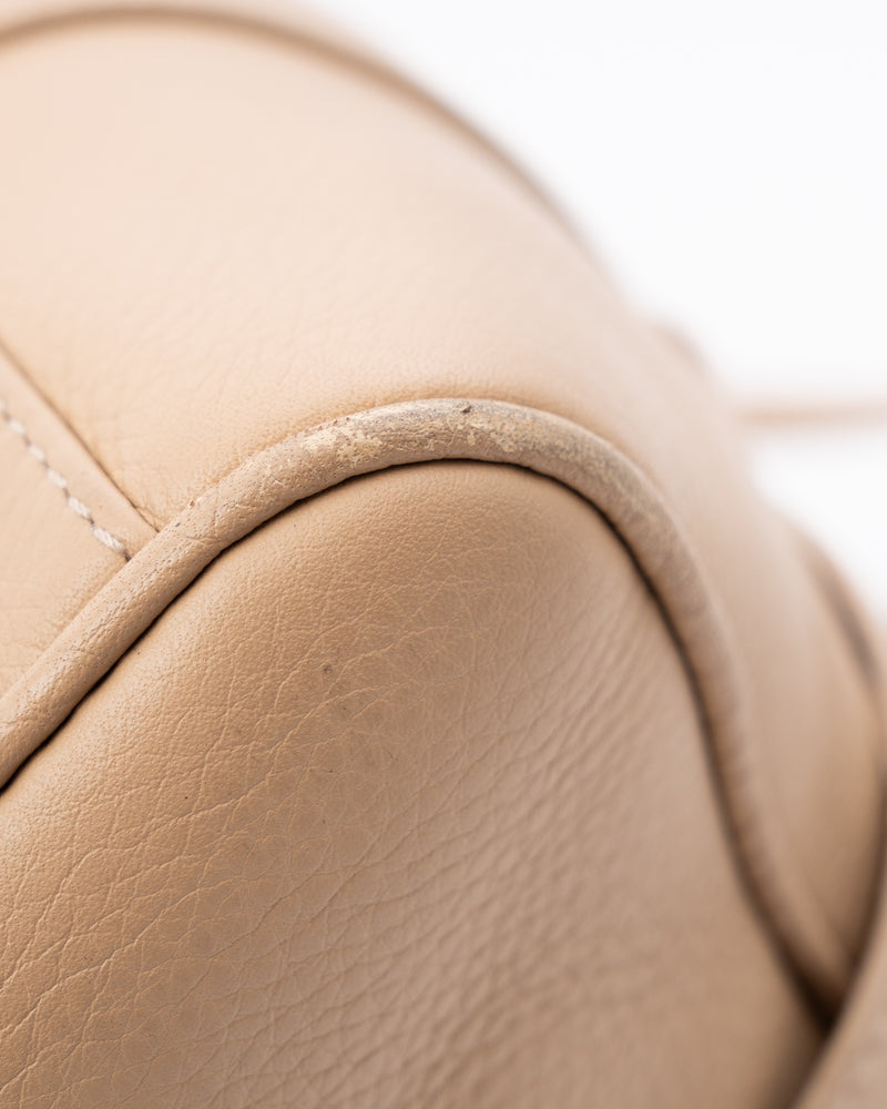 Dior Calfskin Leather Spell Out Shoulder Bag
