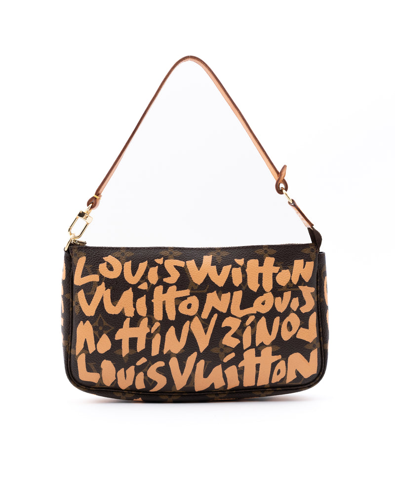 Louis Vuitton X Stephen Sprouse Monogram Graffiti Pochette