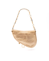 Dior Ostrich Leather Mini Saddle Bag