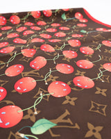 Louis Vuitton X Takashi Murakami Monogram Cherry Scarf