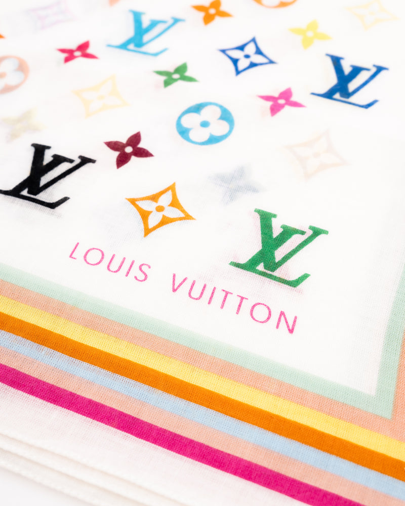 Louis Vuitton X Takashi Murakami Monogram Scarf