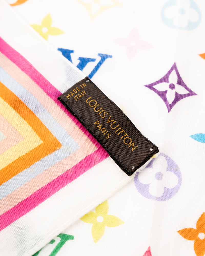 Louis Vuitton X Takashi Murakami Monogram Scarf