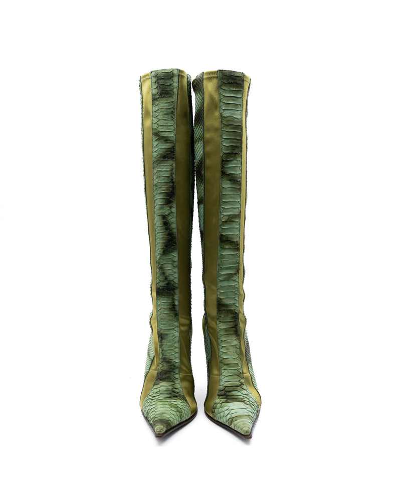 Gianmarco Lorenzi Python Boots