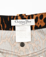 Dior Leopard Print Trousers
