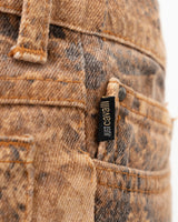 Cavalli Snakeskin Trousers