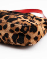 Fendi Leopard Print Pony Hair Baguette