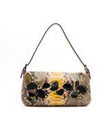 Fendi Python Snakeskin Baguette