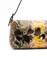 Fendi Python Snakeskin Baguette