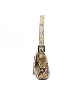 Fendi Python Snakeskin Baguette