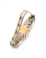 Fendi Python Snakeskin Baguette