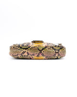 Fendi Python Snakeskin Baguette