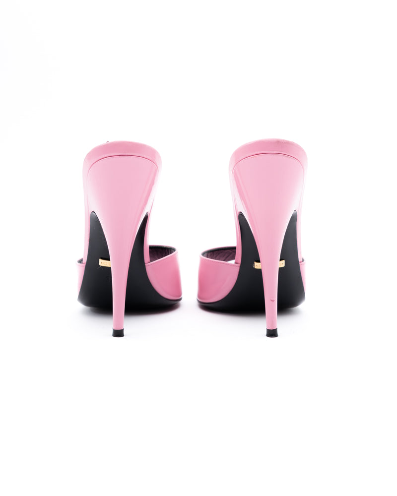 Gucci Scarlet Patent Leather Heels