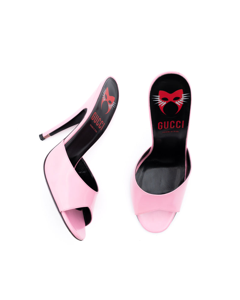 Gucci Scarlet Patent Leather Heels