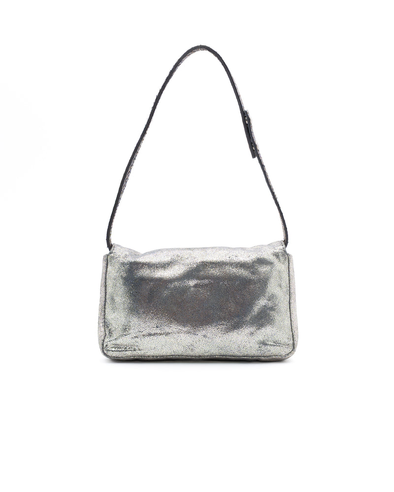 Fendi Python Trimmed Mini Baguette