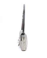 Fendi Python Trimmed Mini Baguette
