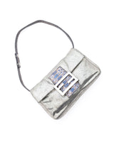 Fendi Python Trimmed Mini Baguette