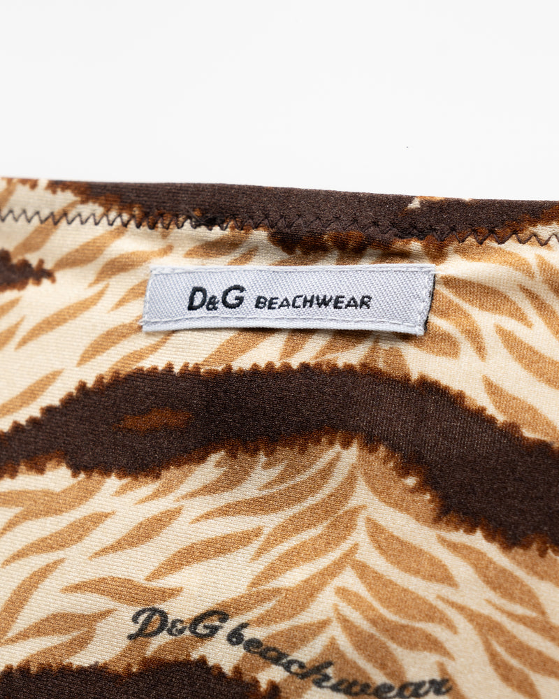 Dolce & Gabbana Animal Print Bikini