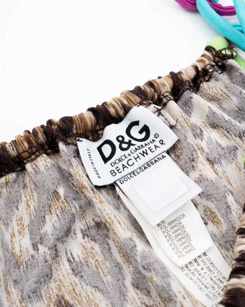 Dolce & Gabbana Leopard Print Bikini