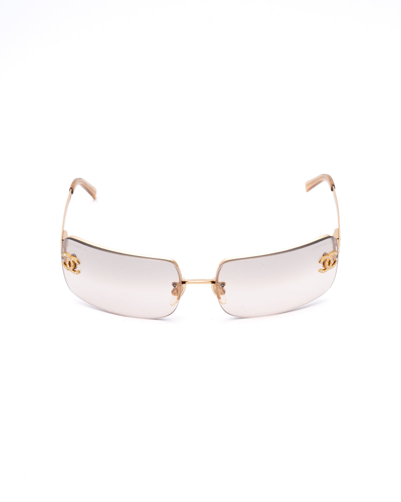 Chanel 4104 Rimless Sunglasses