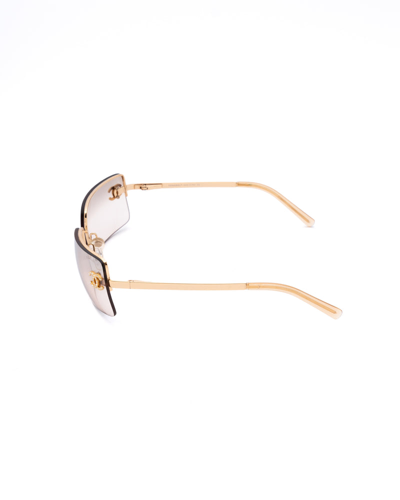 Chanel 4104 Rimless Sunglasses