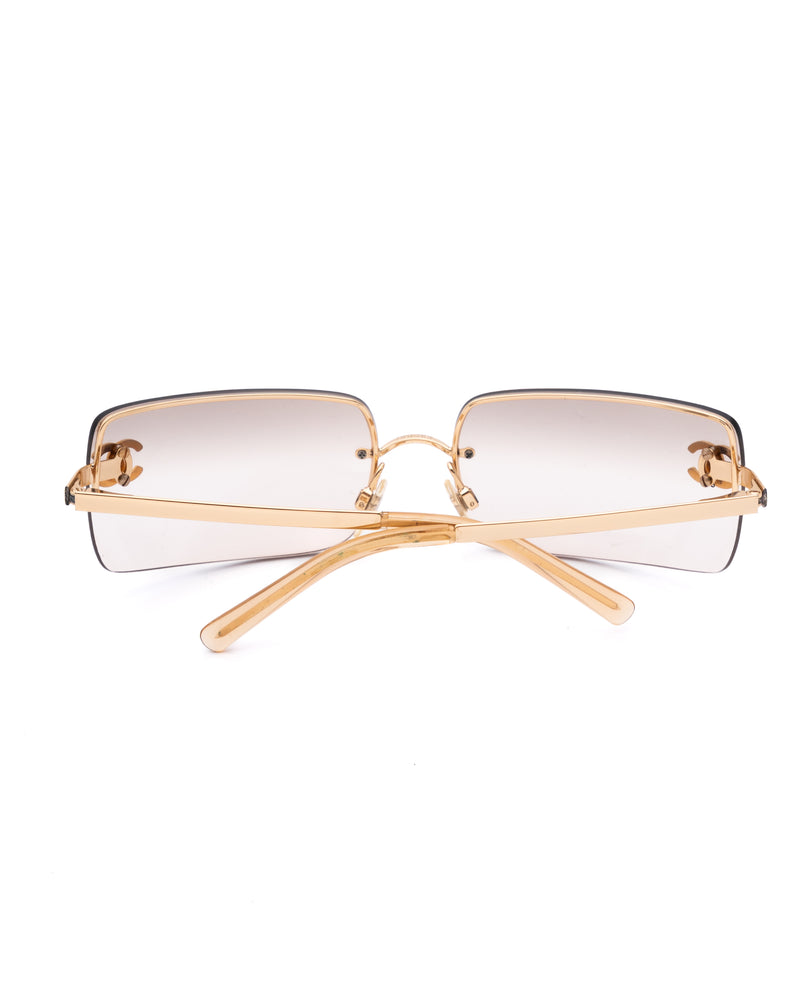 Chanel 4104 Rimless Sunglasses
