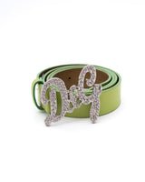Dolce & Gabbana Rhinestone Logo Belt