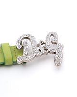 Dolce & Gabbana Rhinestone Logo Belt