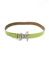 Dolce & Gabbana Rhinestone Logo Belt