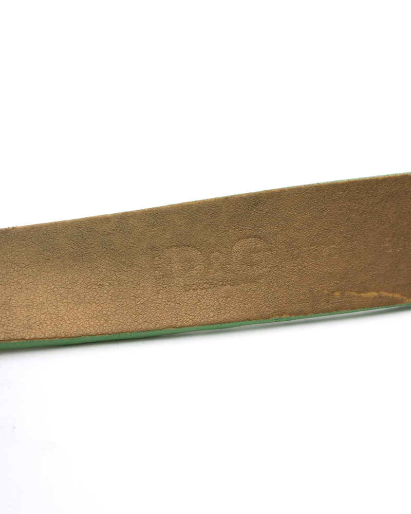 Dolce & Gabbana Rhinestone Logo Belt
