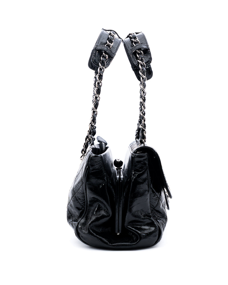 Chanel Ritz Patent Leather Shoulder Bag