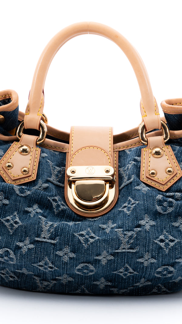 Louis Vuitton Monogram Denim Pleaty
